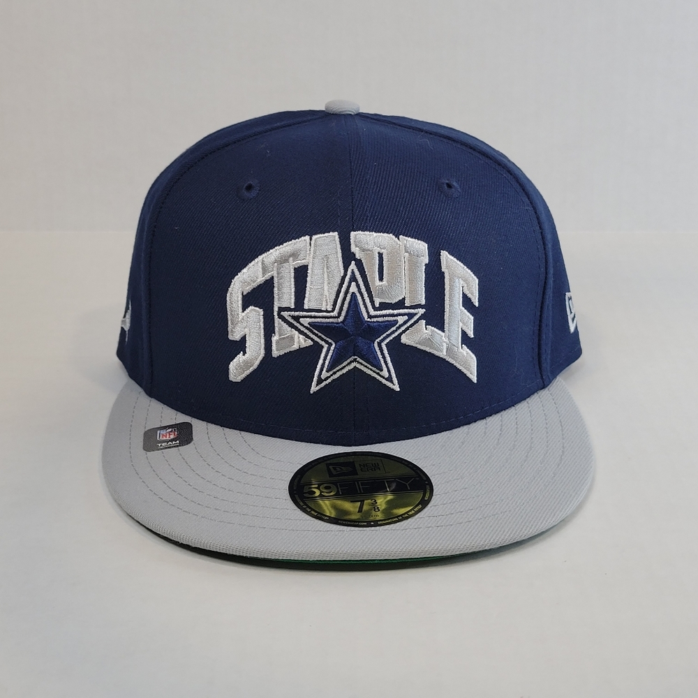 New Era X Staple X Dallas Cowboys 59FIFTY Mens Fitted Hat Size 7 3/8